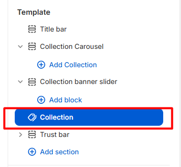 Collection Page Overview